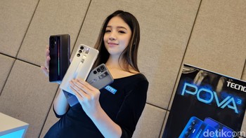 Tecno Pova 3 hadir dalam tiga varian. Foto: Adi Fida Rahman/detikINET