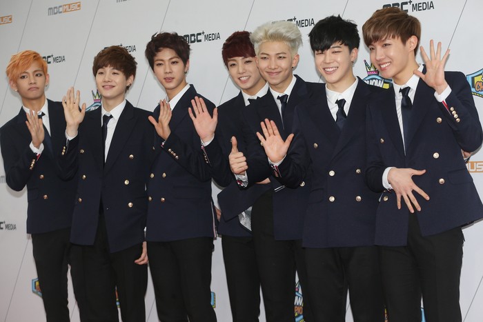 This photo taken on March 19, 2014 shows South Korean idol 