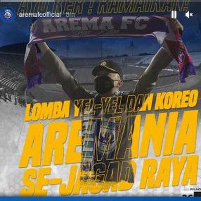 Ada lomba yel-yel dan koreo untuk Aremania di mana pun berada. Lomba akan digelar pada 26 Juni 2022.