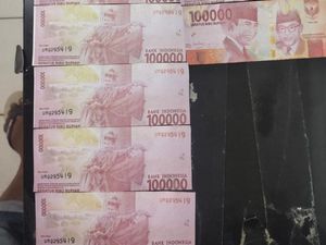 Pemuda di Pinrang Hendak Transfer Uang Palsu Rp 9 Juta Ditangkap