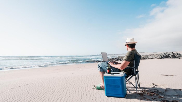 Ilustrasi Digital Nomad