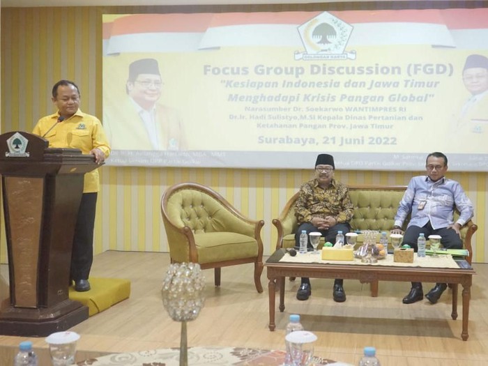 Golkar Jatim Gelar FGD Dengan Wantimpres RI Pakde Karwo
