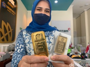 Harga Emas Anjlok Lagi, Ini Rinciannya dari 1 Gram hingga 1 Kg