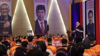Menteri BUMN Erick Thohir menyampaikan sambutannya.