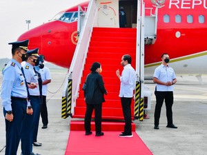 Bareng Puan, Jokowi Bertolak Menuju Kaltim Tinjau IKN Nusantara