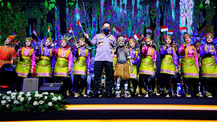 Kapolri Jenderal Listyo Sigit Prabowo di acara Setapak Perubahan Polri. (Foto: dok Polri)