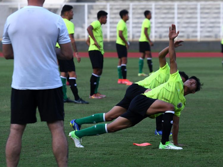 Latihan Timnas Indonesia U-19 Jelang Piala AFF 2022