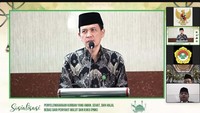 Hadir secara online Taufan Bakrie Kepala Badan Kesbangpol Provinsi DKI Jakarta dan segenap unsur  lembaga di wilayah kota Jakarta Selatan, antara lain  Sudin KPKP,  pejabat kantor Kemenag, Babinsa, Binmas, FKDM, LMK, Majelis Ulama Indonesia ( MUI) , Dewan Masjid Indonesia ( DMI),  para pengurus majelis taklim, unsur keormasan, hingga masyarakat umum.