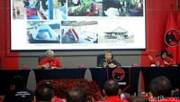 Risma membeberkan kinerjanya sebagai Mensos yang mengedepankan prinsip 3T, yakni terdepan, terpencil, dan terbelakang. Kerja ini merupakan perwujudan ideologi kerakyatan yang dipegang oleh PDIP. Tampak sejumlah pengurus DPP PDIP seperti Rudianto Tjen, Mindo Sianipar, I Made Urip, Ribka Tjiptaning, Djarot Syaiful Hidayat, Rokhmin Dahuri, Hamka Haq, dan Kepala BKNP PDIP Aria Bima.