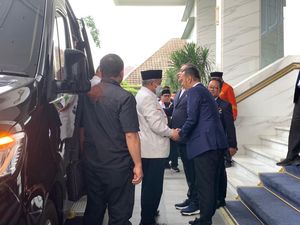 Presiden PKS Tiba di NasDem Tower, Surya Paloh Tak Ikut Menyambut