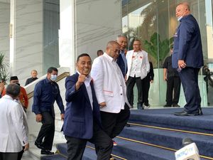 Momen Presiden PKS Tiba di Kantor DPP NasDem