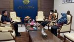 Potret Erick Thohir Ziarah ke Makam Buya Syafii