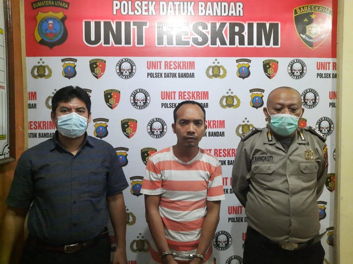 Pria di Tanjungbalai yang mengancam tetangganya menggunakan parang