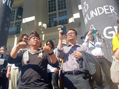 Potret Serunya Penampilan Rampak Genteng Majalengka di Jerman