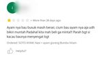 Begini Rasa Ayam dan Bebek Goreng dari Resto Online Rating Terburuk