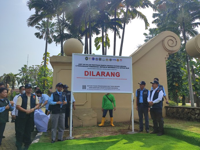 Satgas BLBI sita aset di Bogor (Rizky-detikcom)