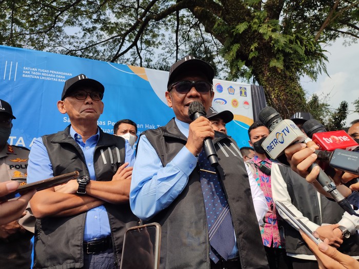 Satgas BLBI sita aset di Bogor (Rizky-detikcom)