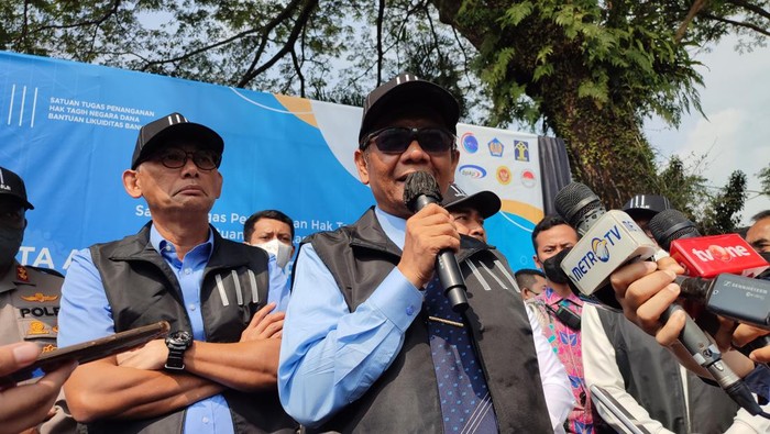 Satgas BLBI sita aset di Bogor (Rizky-detikcom)