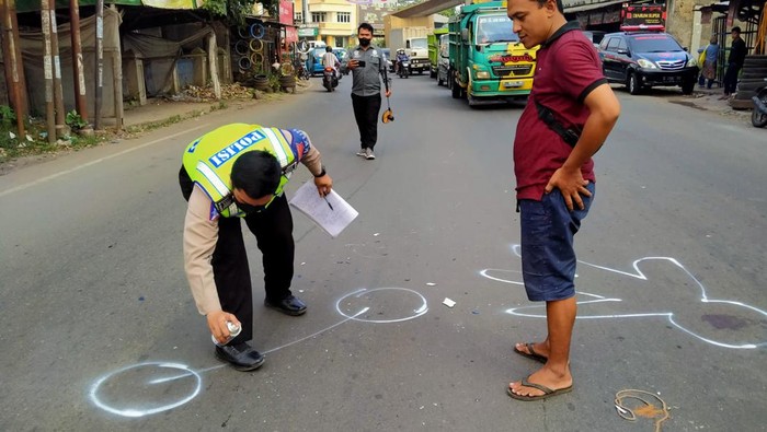 TKP kecelakaan di Kabupaten Bogor (dok. Polres Bogor)