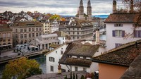 Sebuah kota di Swiss, Zurich berada di posisi ketiga. Kota ini dikenal karena sejarah perbankannya. (Getty Images)