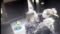 Amber Heard dan Cara Delevingne diduga bermesraan di atas lift. Foto: dok Twitter