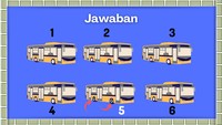 Yang berbeda adalah bus nomor 5.