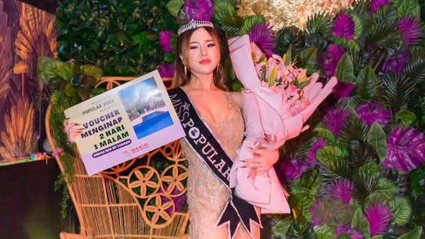 Bella Xiu jadi juara model berkat vote banyak orang.