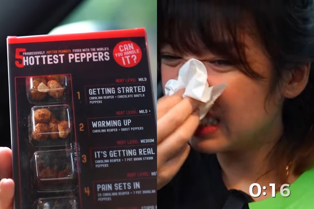 Death Nut, kacang terpedas di dunia. Ini momen 4 YouTuber saat mencobanya.