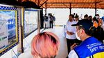 Jokowi Tinjau Pembangunan Bendungan Penangkal Banjir di IKN