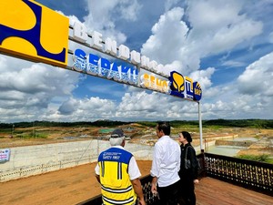 Jokowi Tinjau Proyek Bendungan Sepaku Semoi di Kaltim, Ini Progresnya
