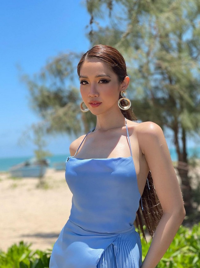 Do Nhat Ha sudah tak asing lagi di dunia kontes kecantikan. Dia masuk dalam enam besar Miss International Queen 2019, sebuah kompetisi kecantikan khusus transgender.  Foto: Instagram@donhatha.2912