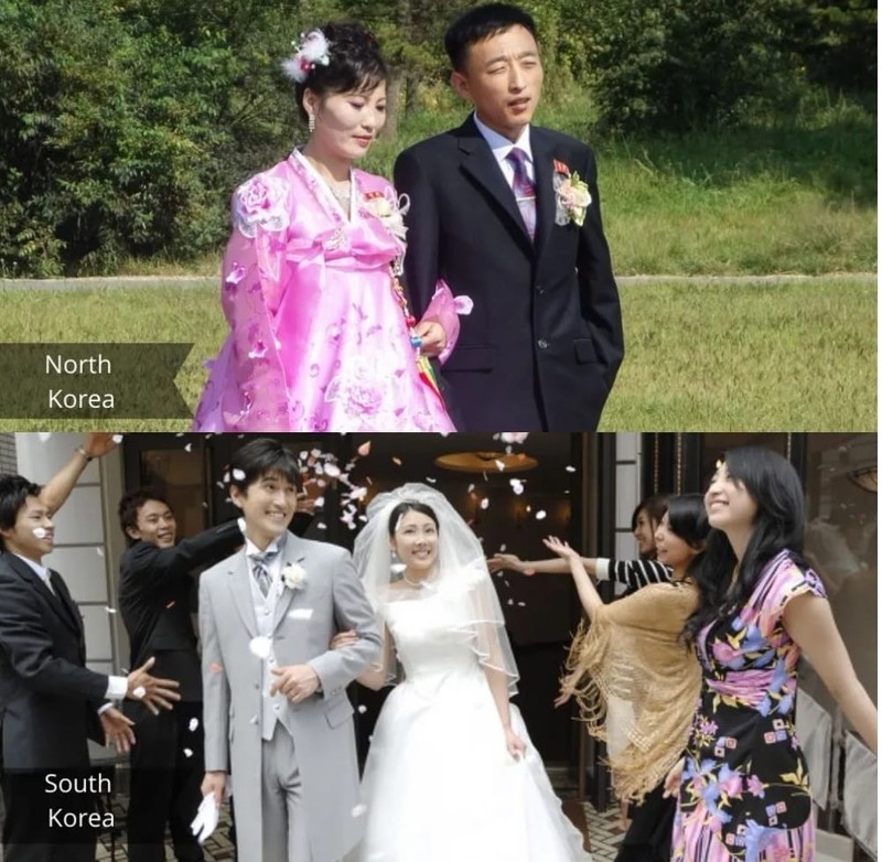 fotoinet Potret Kontras Kehidupan di Korea Selatan dan Utara