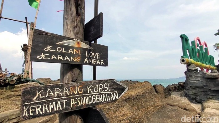 Lokasi hilangnya AK (38) di Karang Hawu
