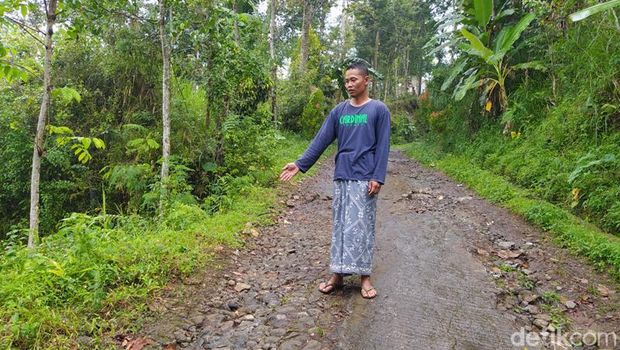 Lokasi serangan babi hutan di Desa Windusari, Kabupaten Magelang, Kamis (23/6/2022).