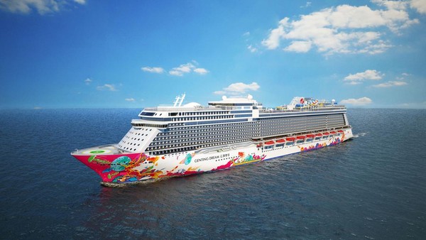 Kapal yang dimiliki Resort World Cruise memiliki kapasitas 3.352 penumpang serta 18 lantai, jadi kapal ini merupakan pilihan terbaik untuk liburan anda.