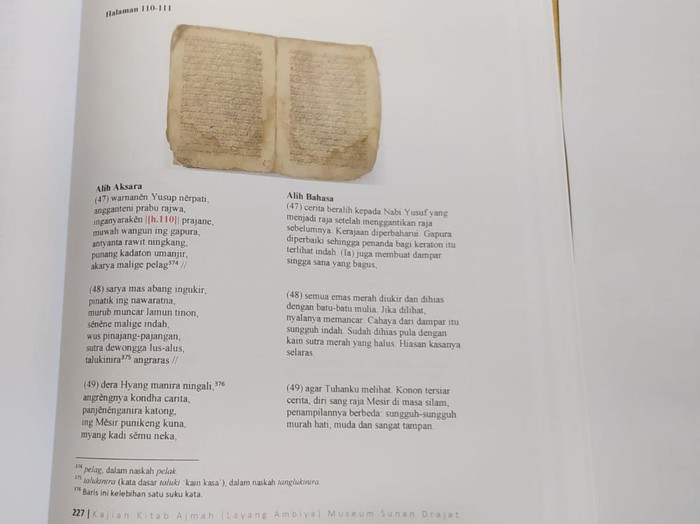 Naskah Kuno Kitab Amjah Koleksi Museum Sunan Drajat Lamongan