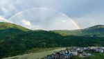 Pelangi Ganda Hiasi Langit China, Indah Banget
