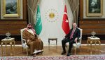 Kehangatan Erdogan Sambut Pangeran MBS Pasca Kasus Khashoggi