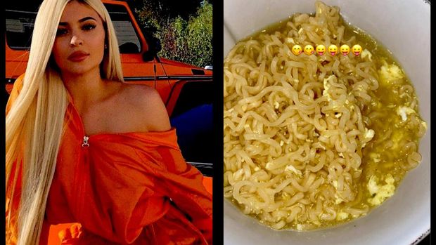 Resep mie instan Kylie Jenner