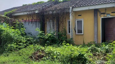 Penampakan Rumah Murah Jokowi di Cikarang, Kosong-Ditumbuhi Tanaman