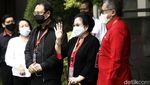 Senyum Megawati Sebelum Menutup Rakernas II PDIP