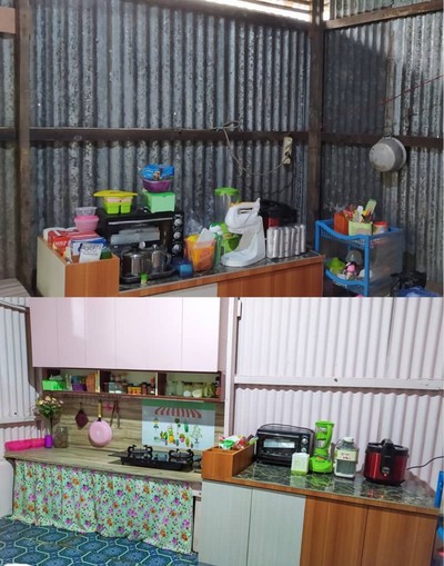 Transformasi dapur viral Transformasi dapur viral