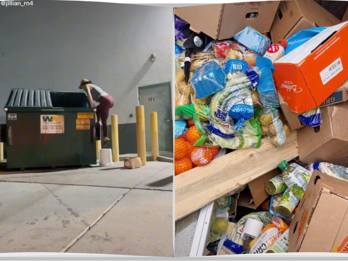 Wanita cari makan di tempat sampah demi tujuan mulia
