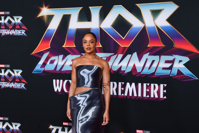 1404791638 LOS ANGELES, CALIFORNIA - JUNE 23: Tessa Thompson attends the Marvel Studios