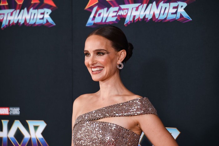 LOS ANGELES, CALIFORNIA - JUNE 23: Natalie Portman attends the Marvel Studios 