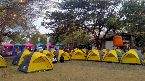 Areal Camping Ground Gratis dari Dinas Pariwisata NTB untuk penonton MXGP