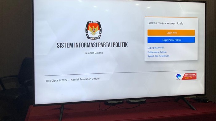 Konferensi pers KPU RI (Rakha-detikcom)