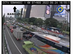 Lalin di Tol Dalam Kota dan JORR Macet Sore Ini
