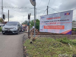 Perlintasan Kereta Tanpa Palang Pintu di Ciamis Bakal Ditutup