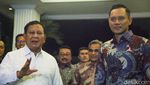 Potret Hangat Pertemuan Prabowo dan AHY di Kertanegara